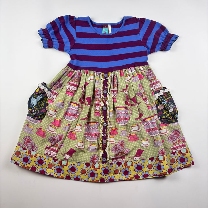 Matilda Jane Used Kids Short Sleeve Colourful Dress