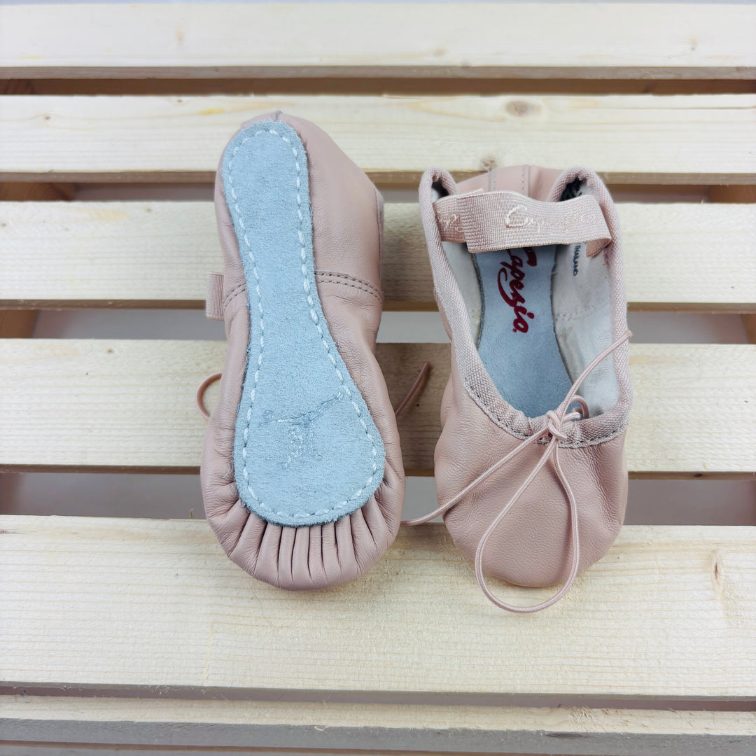 Capezio Ballet Leather Slippers - Size Toddler 8D