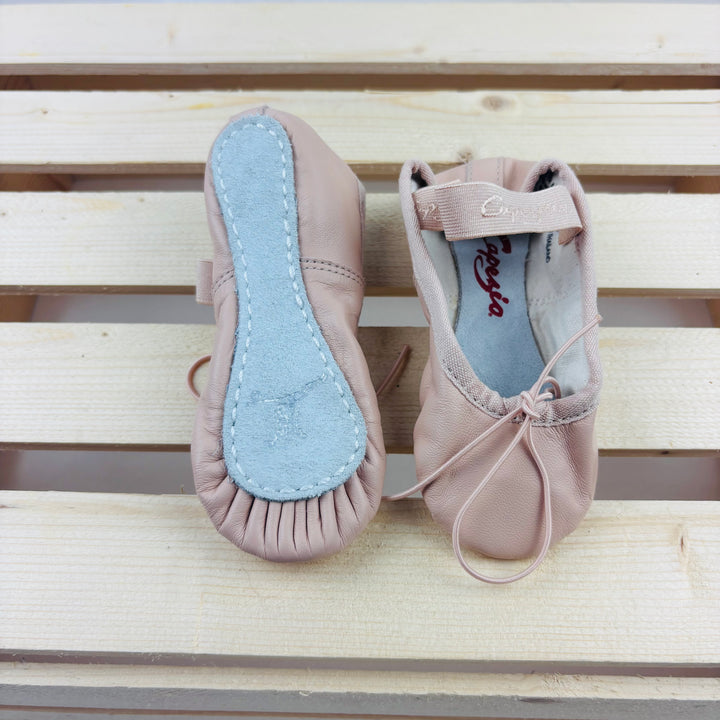 Capezio Ballet Leather Slippers - Size Toddler 8D