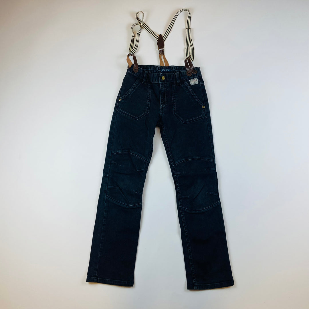 Mexx Jeans & Suspenders - Size 10 Youth