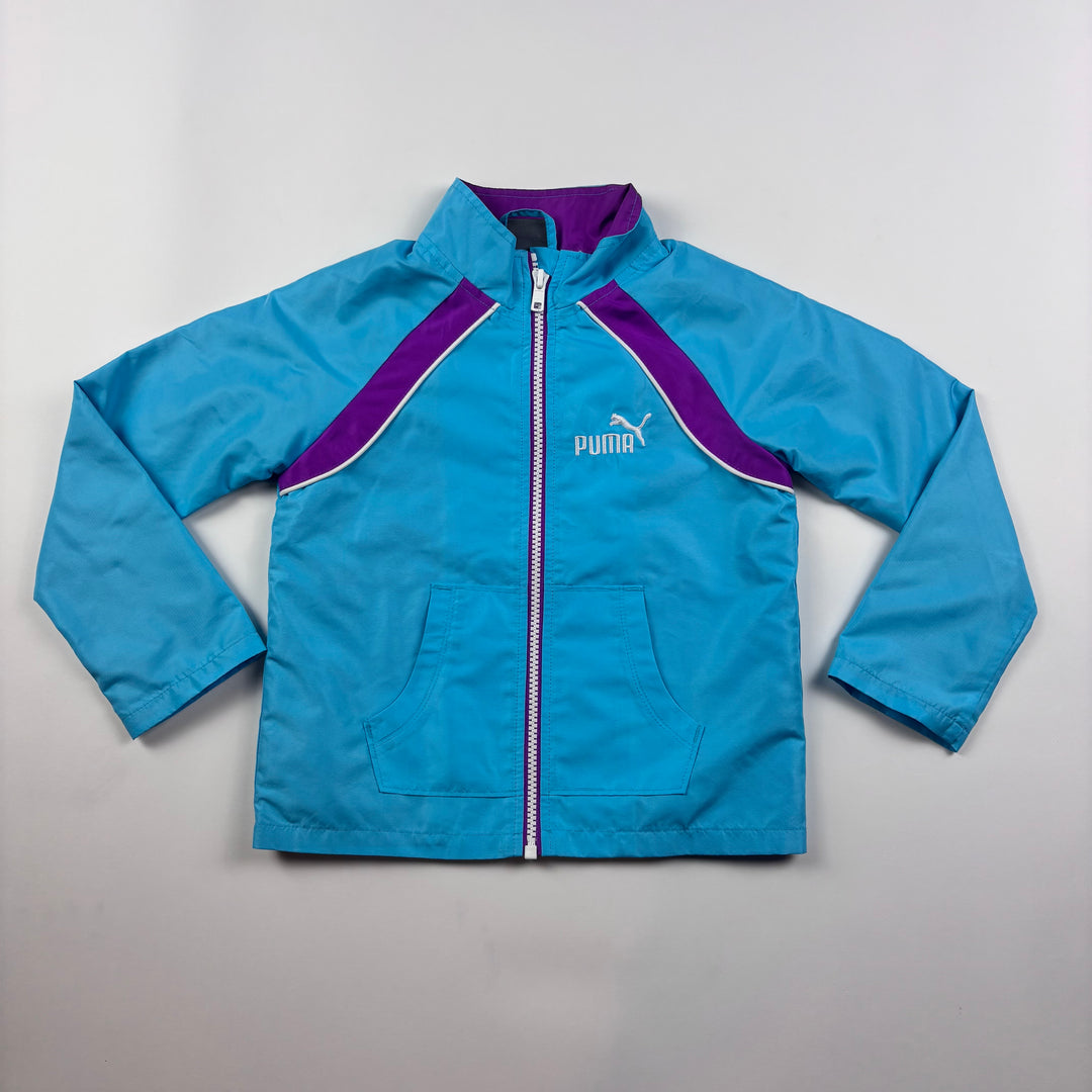 Puma Kids Used Blue and Purple Track Jacket