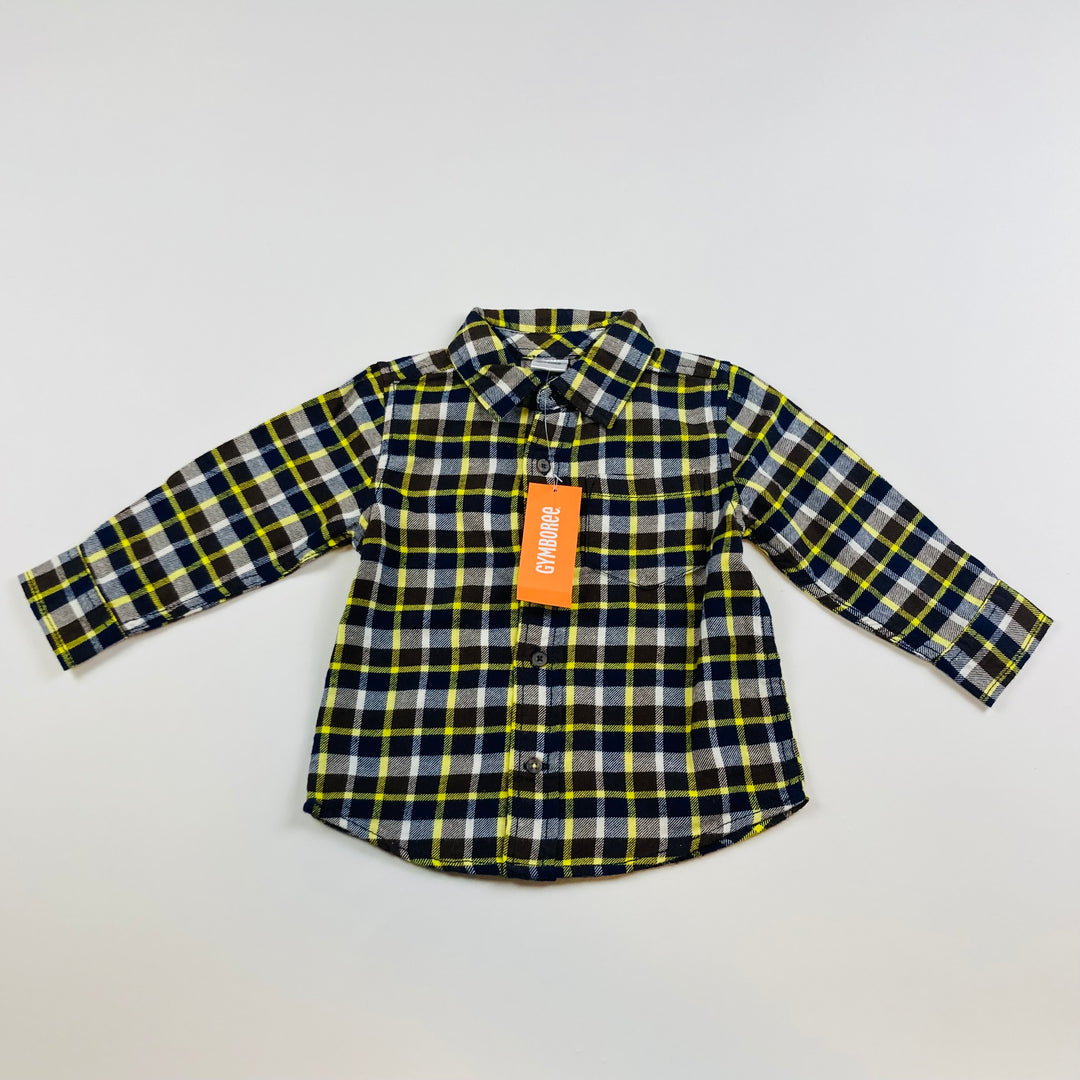 Gymboree Long Sleeve Flannel Dress Shirt - 18-24 Months