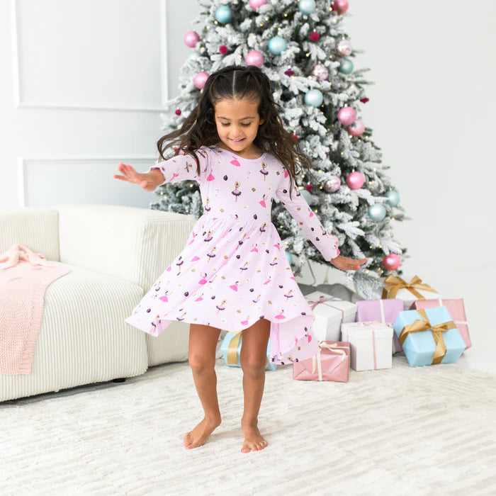 Kyte Baby - Long Sleeve Twirl Dress (18m-4T)