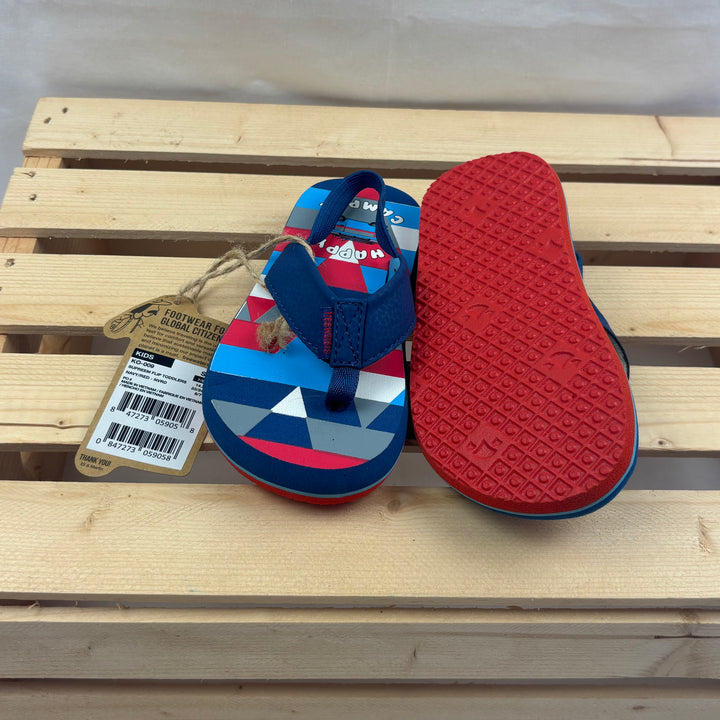 Free Waters Flip Flops - Size 7/8 Toddler