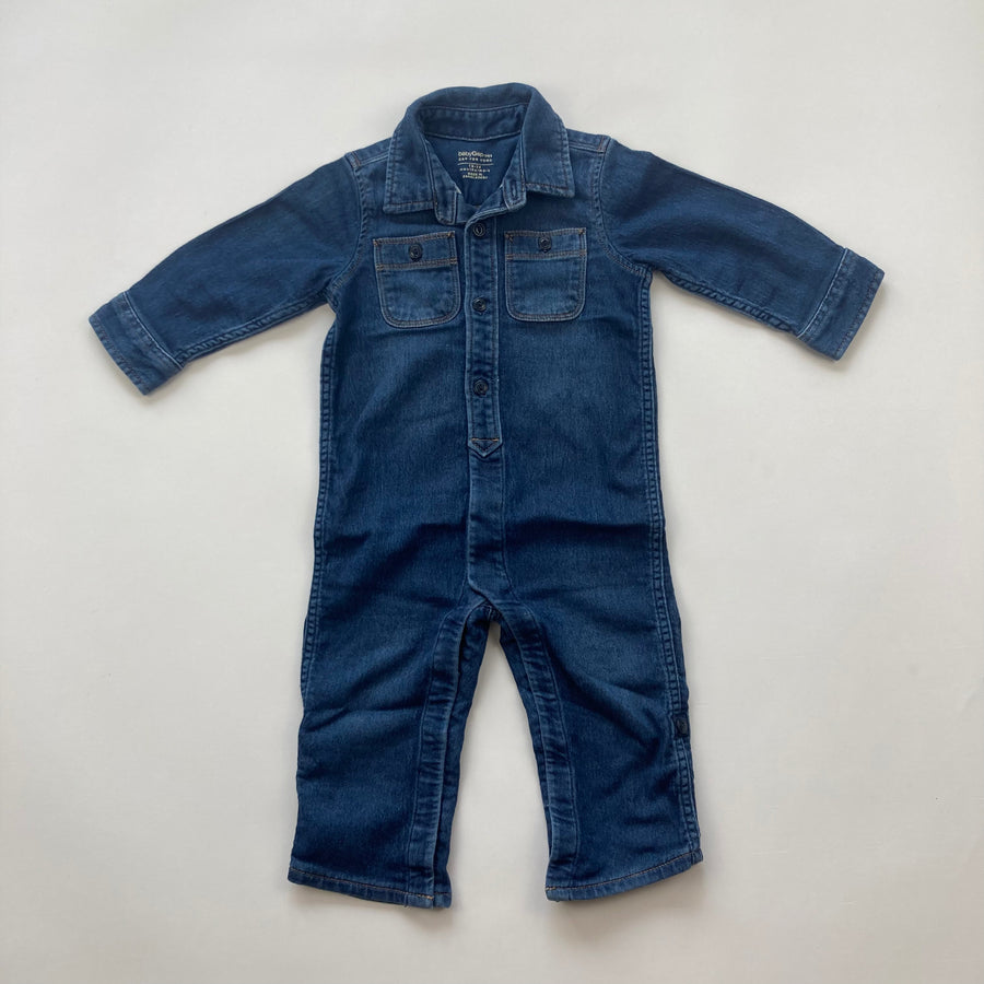 GAP Jean Romper - Size 18-24 Months - Pitter Patter Boutique