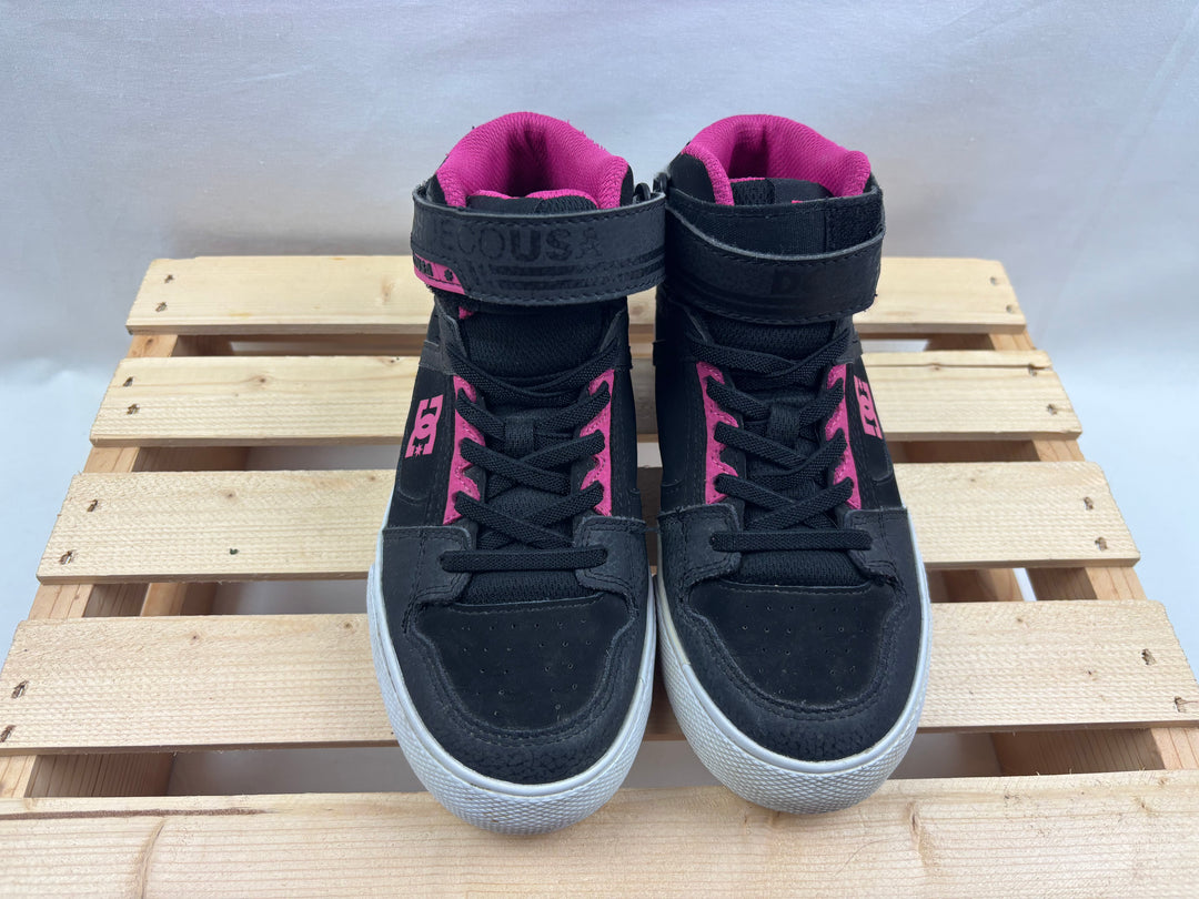 DC High Top Shoes -  Size 4 Youth