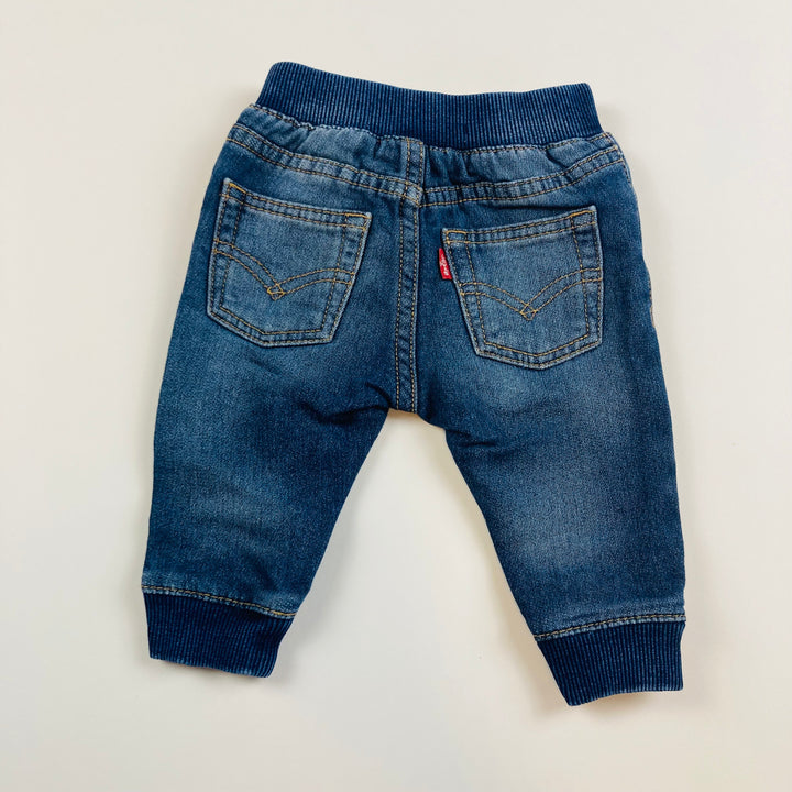 Levi Jean Knit Joggers - 3-6 Months