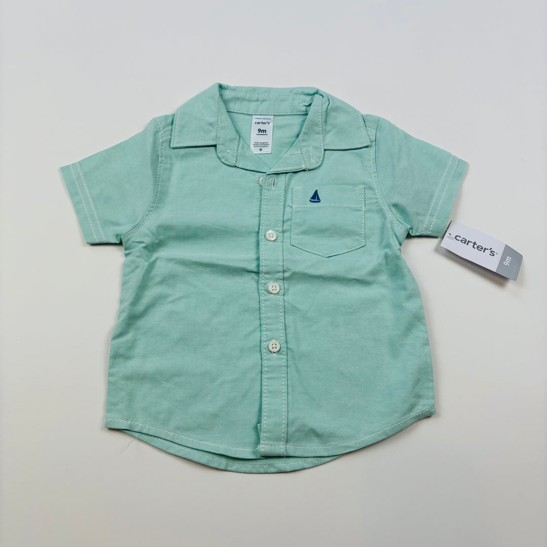 Carters Baby Button-Up Shirt - Size 9 Months