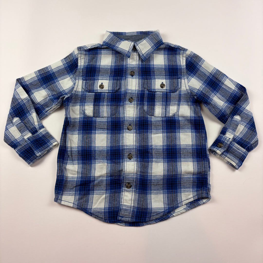 Gymboree Long Sleeve Flannel Shirt - Size 4 Toddler