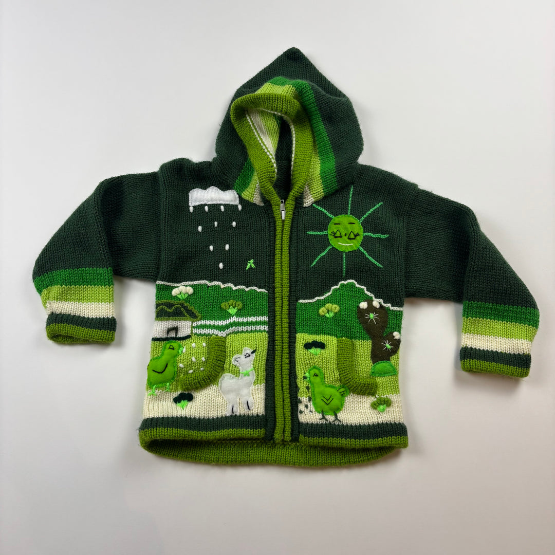Ecuador Kids  Hoodie - Size 4 Toddler