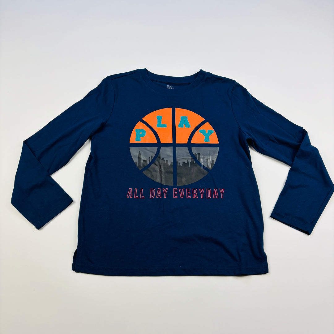 Just Kidding Long Sleeve T-Shirt - Size Youth X-Large (14-16Y)