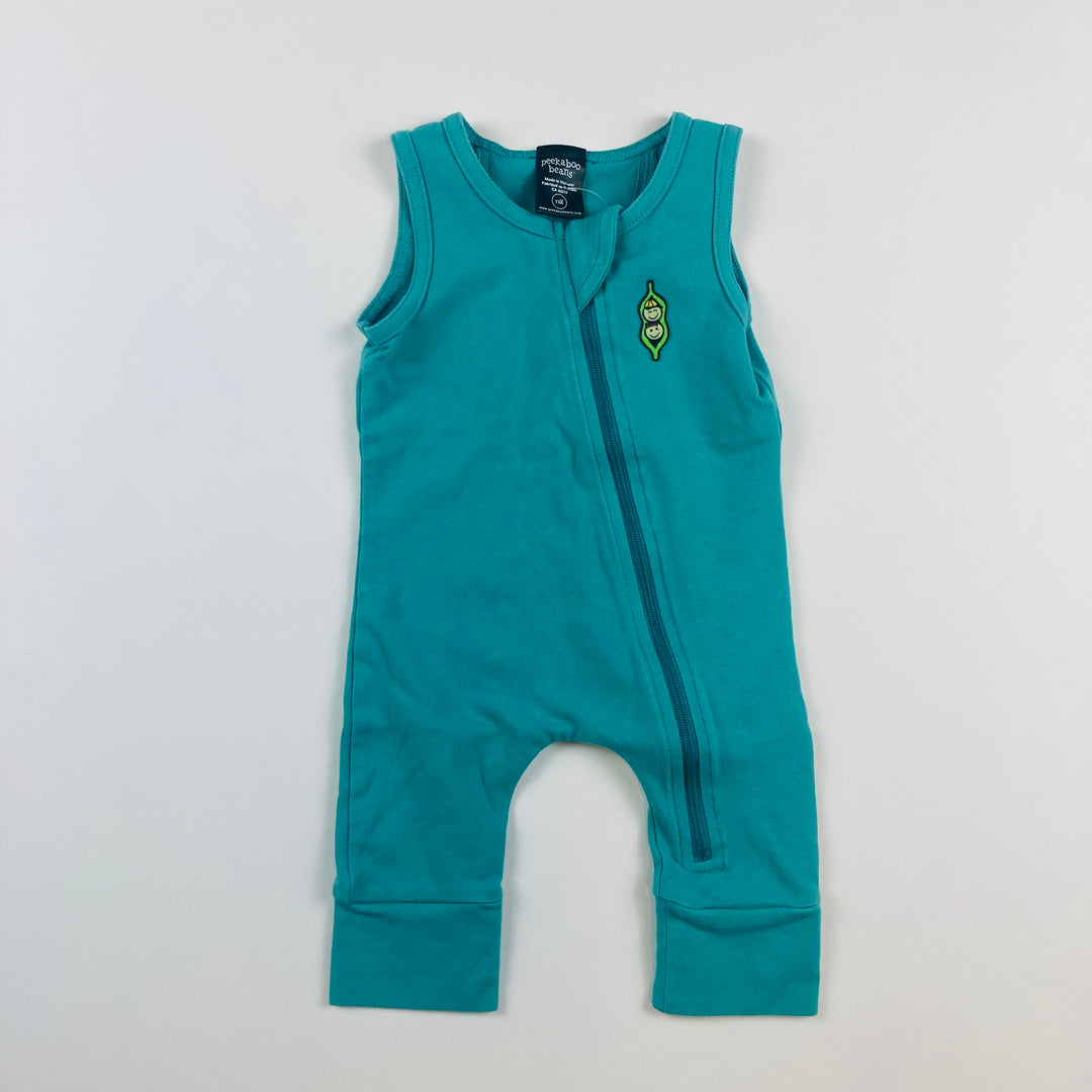 Peekaboo Beans Sleeveless Playsuit - Size 3-6 Months