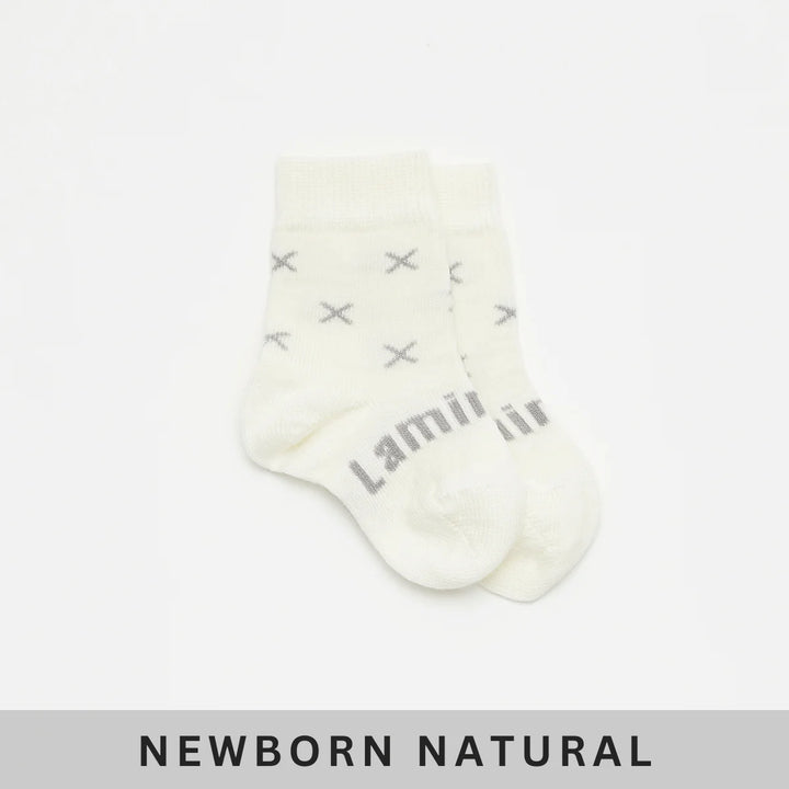 Lamington - Merino Wool Crew Cut Baby Socks (Newborn to 2 Years)
