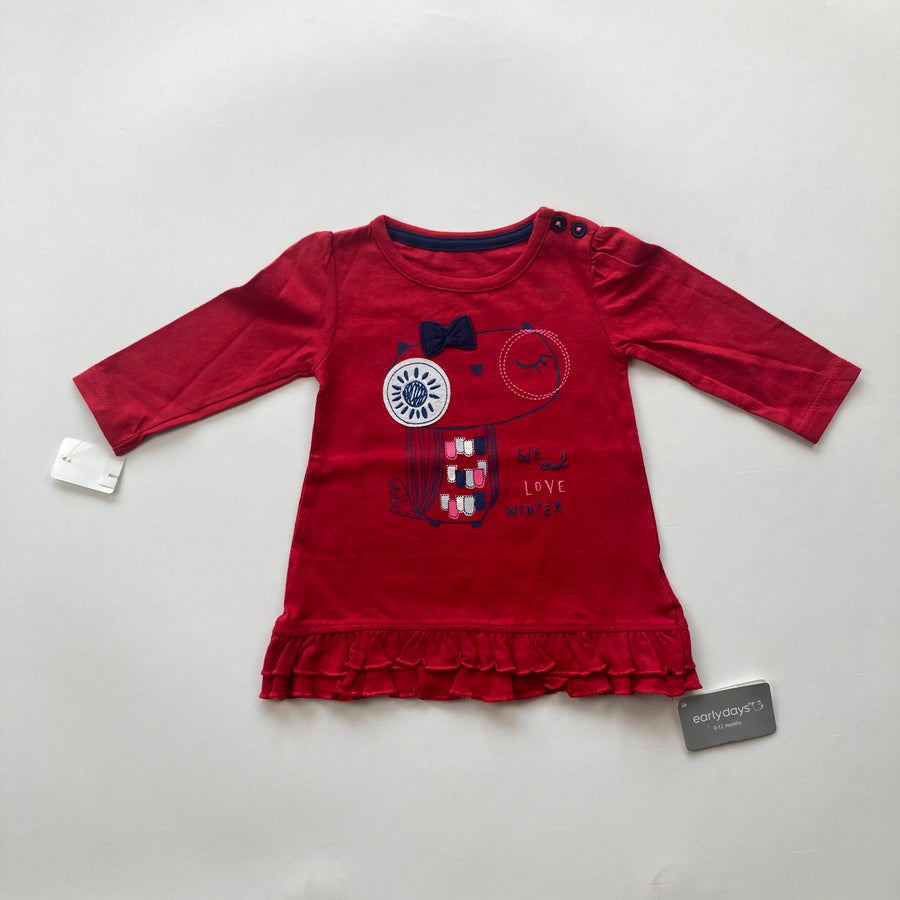 Early Days Dress - Size 3-6M - Pitter Patter Boutique