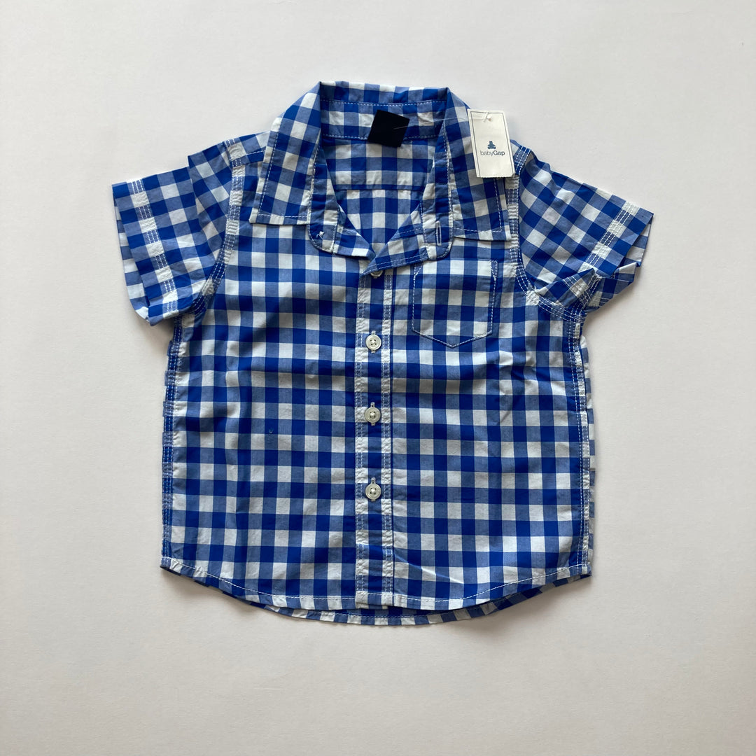 GAP Short Sleeve Shirt - Size 6-12 Months - Pitter Patter Boutique