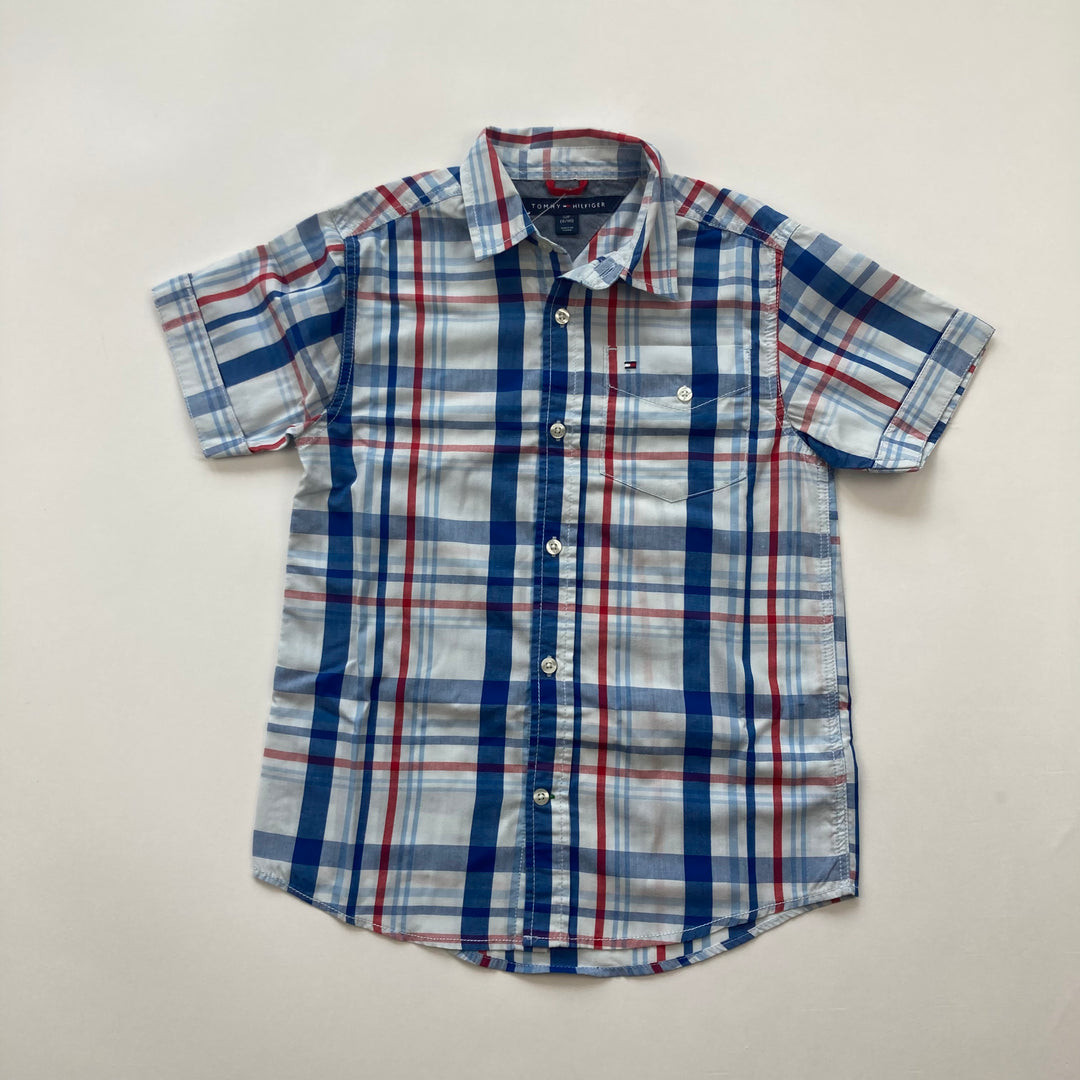 Tommy Hilfiger Button-Up Shirt - Size Youth Small (8-10) - Pitter Patter Boutique