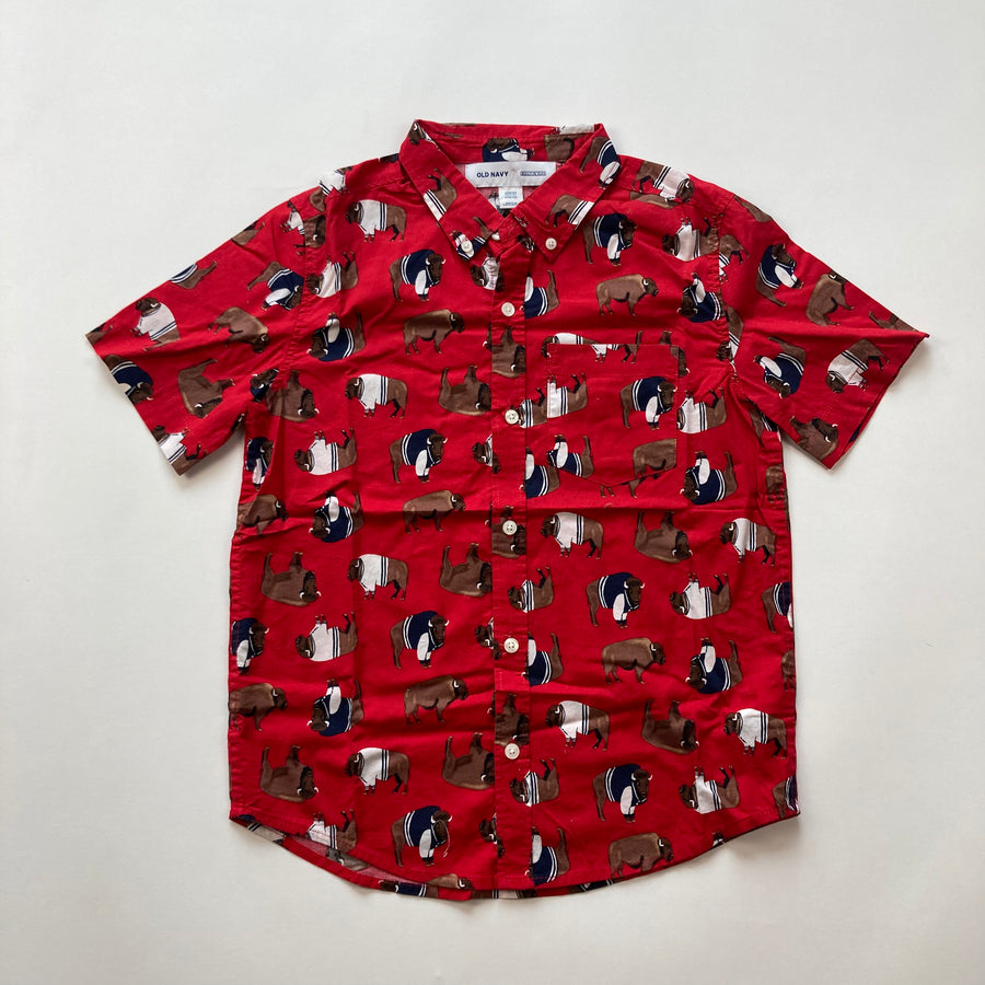 Old Navy Button-Up Shirt - Size Youth Large (10-12Y) - Pitter Patter Boutique