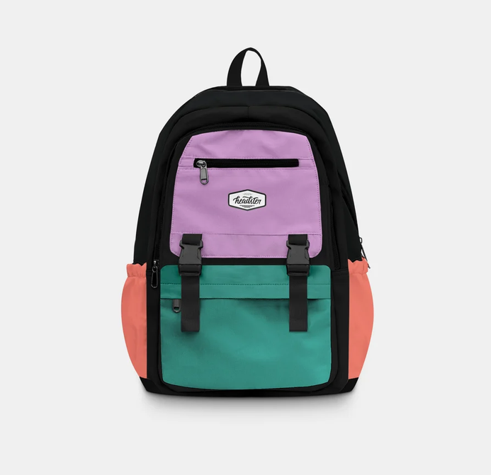 Headster - 26L Colorblock School Backpack