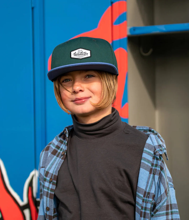 Headster - Youth (56cm) Snapback Flat Brim Hats