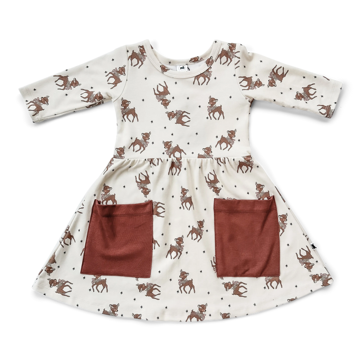 Little & Lively - Clementine Dress (1-6 Kids) - Pitter Patter Boutique