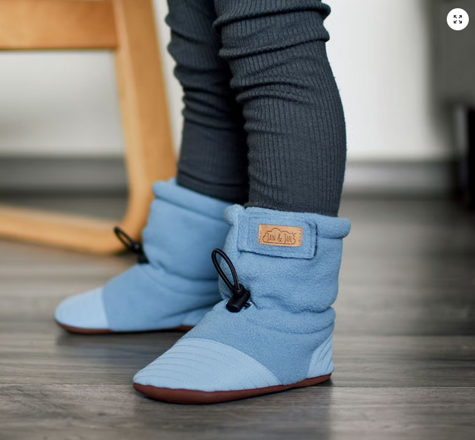 Jan &amp; Jul - Adjustable Stay-Put Cozy Fleece Booties