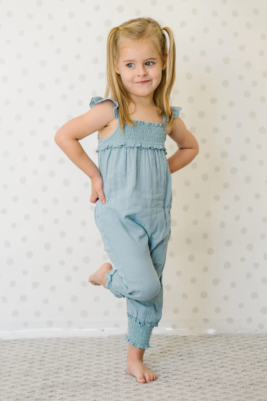 L'oved Baby - Organic Muslin Sleeveless Romper - Pitter Patter Boutique