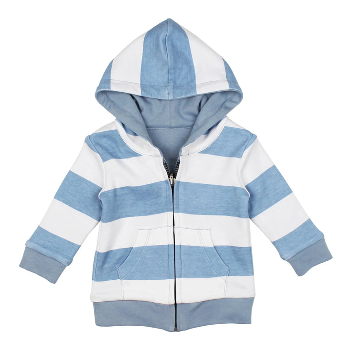 L'oved Baby - Organic Reversible Zippered Hoodie - Pitter Patter Boutique