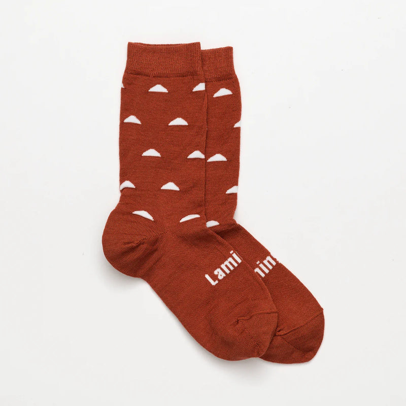 Lamington - Merino Wool Crew Cut Kids Socks - Pitter Patter Boutique