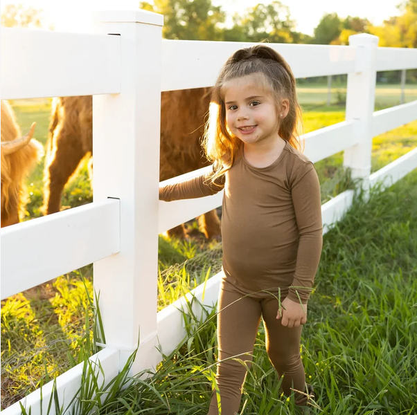 Kyte Baby - Long Sleeve Bamboo Pajamas (Coffee)