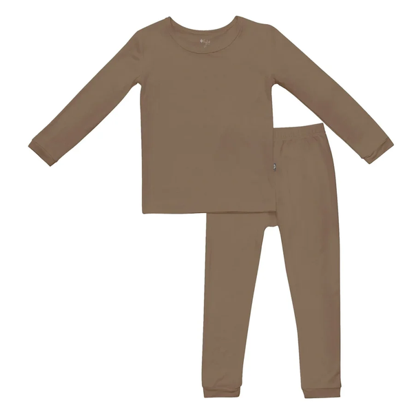 Kyte Baby - Long Sleeve Bamboo Pajamas (Coffee)