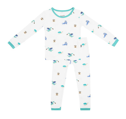 Kyte Baby - Long Sleeve Bamboo Pajamas (Dragon)