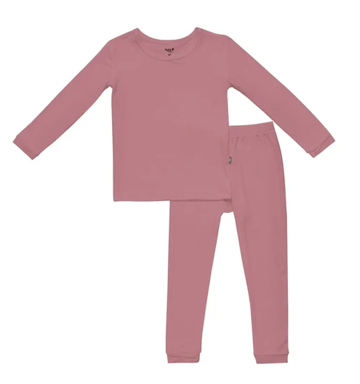 Kyte Baby - Long Sleeve Bamboo Pajamas (Dusty Rose)
