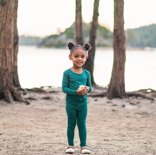 Kyte Baby - Long Sleeve Bamboo Pajamas (Emerald)