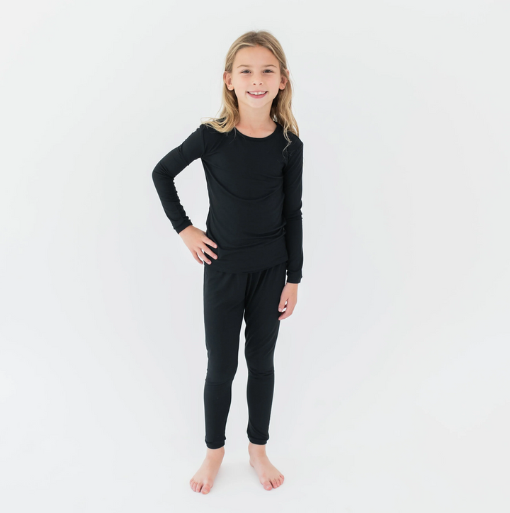 Kyte Baby - Long Sleeve Bamboo Pajamas (Midnight - Black)