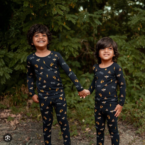 Kyte Baby - Long Sleeve Bamboo Pajamas (Harry Potter - Midnight Icon)