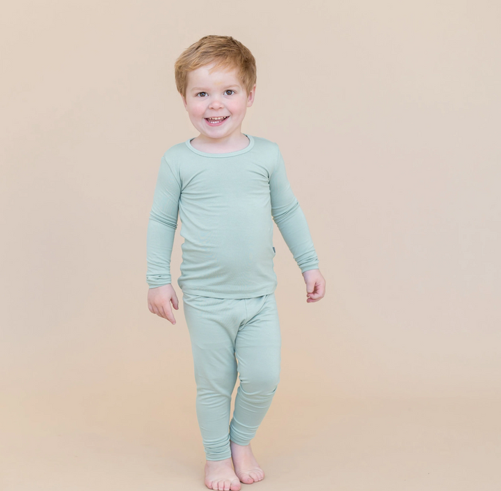 Kyte Baby - Long Sleeve Bamboo Pajamas (Sage)