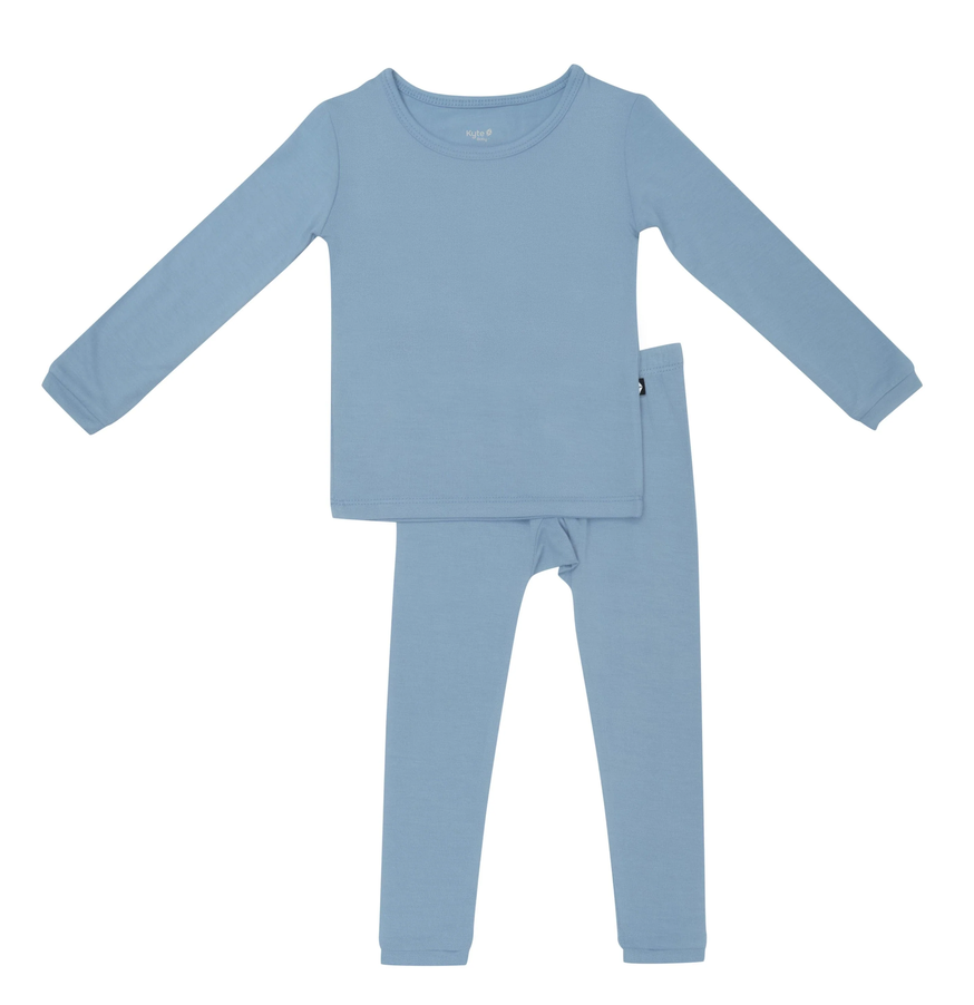 Kyte Baby - Long Sleeve Bamboo Pajamas (Slate)