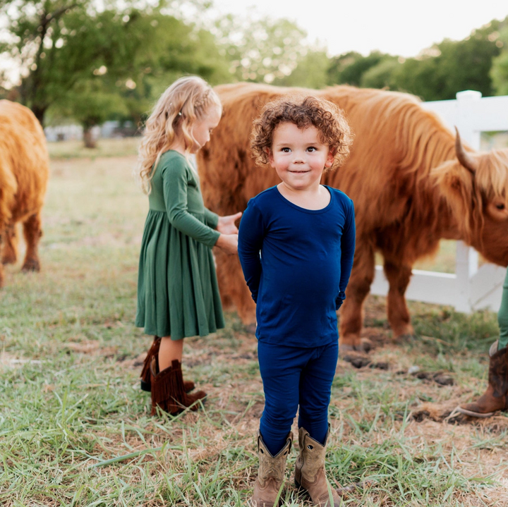 Kyte Baby - Long Sleeve Bamboo Pajamas (Tahoe)