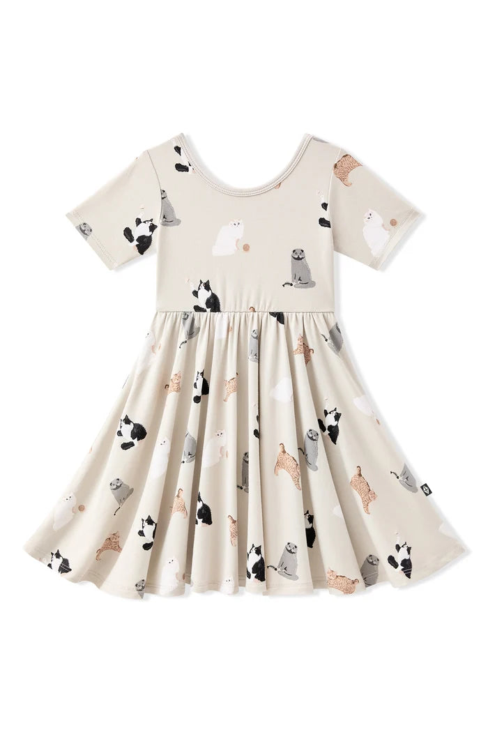 Kyte Baby - Short Sleeve Bamboo Twirl Dress (8 &amp; 10 Youth)