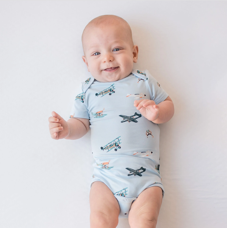 Kyte Baby - Short Sleeve Bamboo Bodysuits (3-6 Months)