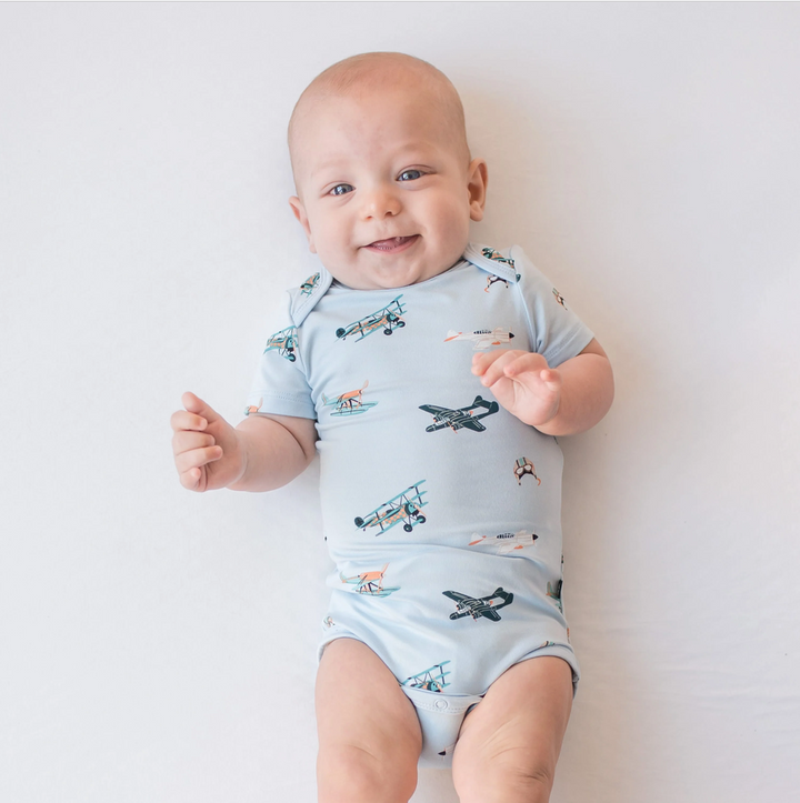 Kyte Baby - Short Sleeve Bamboo Bodysuits (3-6 Months)