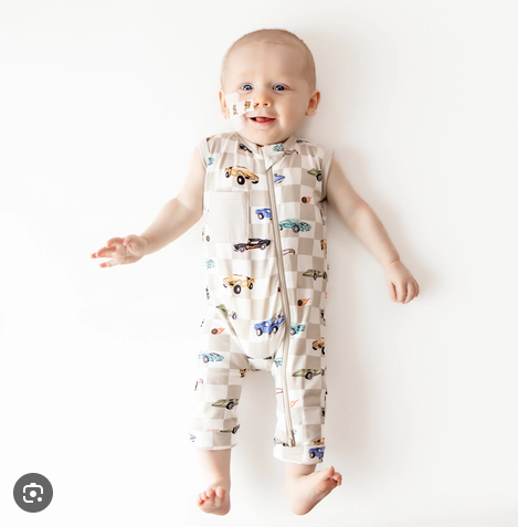 Kyte Baby - Sleeveless Zippered Rompers (up to 18-24m)