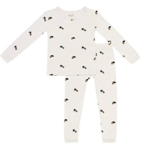 Kyte Baby - Long Sleeve Bamboo Pajamas (Bee Mine)