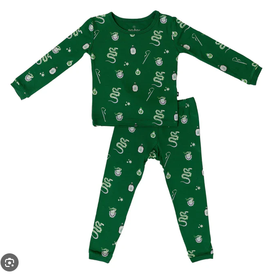 Kyte Baby - Long Sleeve Bamboo Pajamas (Harry Potter - Slytherin)