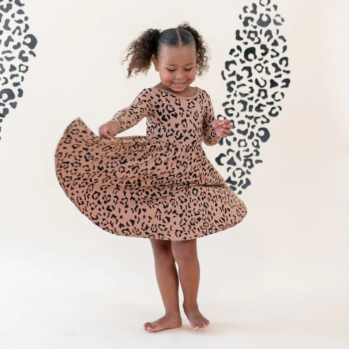 Kyte Baby - Long Sleeve Bamboo Twirl Dress (5-7 Youth)