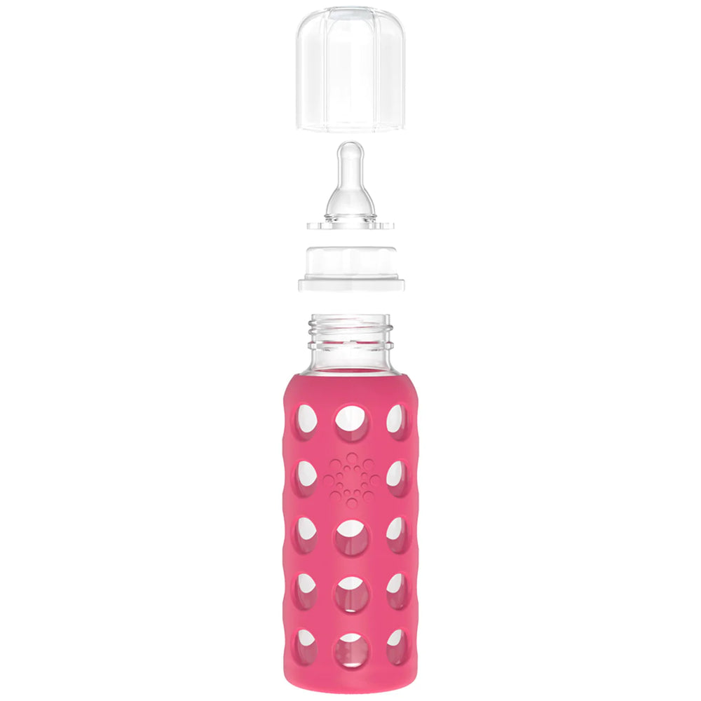 Lifefactory - 9oz Glass Baby Bottle - Pitter Patter Boutique