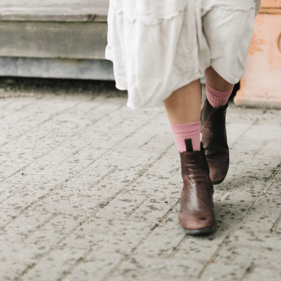 Lamington - Merino Wool Crew Cut Womens Socks
