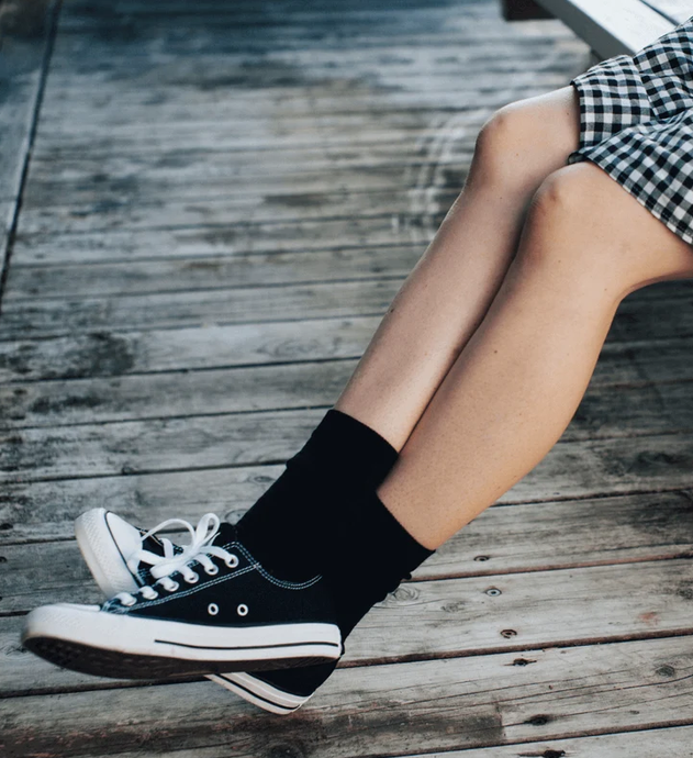 Lamington - Merino Wool Crew Cut Womens Socks