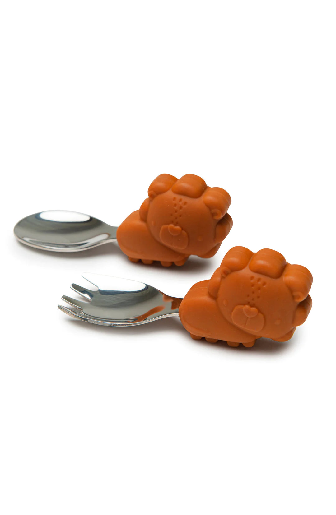 LouLou Lollipop - Learning Spoon & Fork Set - Born to Be Wild - Pitter Patter Boutique