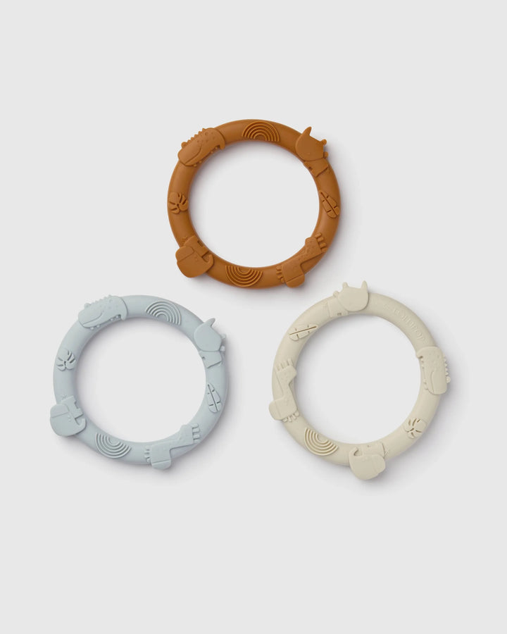 Loulou Lollipop - Baby "Wild" Teether Ring Sets
